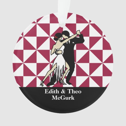 Tango Dancers Ornament (voorkant)