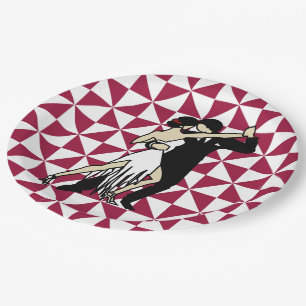 Tango Dancers Papieren Bordje