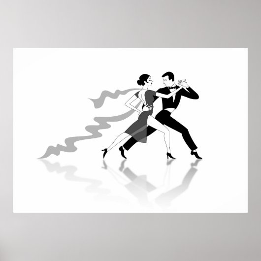 Tango Dancers Poster (Voorkant)