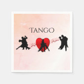 Tango Dancers Servet (Voorkant)