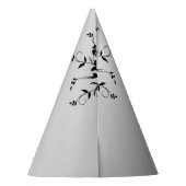 Tango Dancers Silhouette 1 Birthday Feesthoedjes (Achterkant)