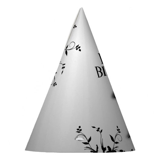 Tango Dancers Silhouette 1 Birthday Feesthoedjes (Links)