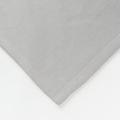 Tango Dancers Silhouette 2 Silver Fleece Deken (Hoek)