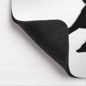 Tango Dancers Silhouette Muismat (Hoek)