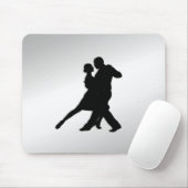 Tango Dancers Silhouette Muismat (Met muis)