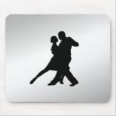 Tango Dancers Silhouette Muismat (Voorkant)