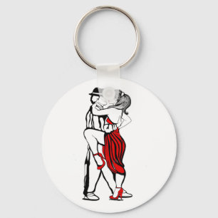 Tango Dancers Sleutelhanger