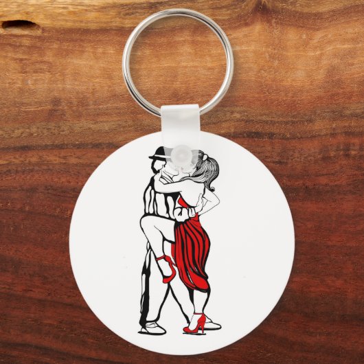 Tango Dancers Sleutelhanger (Voorkant)