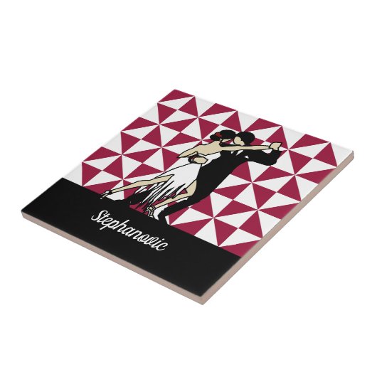 Tango Dancers Tegeltje (Zijkant)