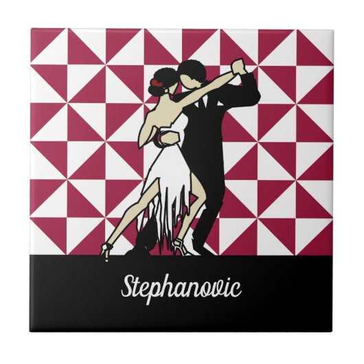 Tango Dancers Tegeltje (Voorkant)