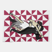 Tango Dancers Theedoek (Horizontaal)