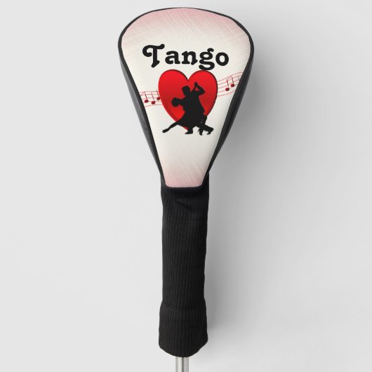 Tango Dances Design Personaliseren Golfheadcover (Voorkant)