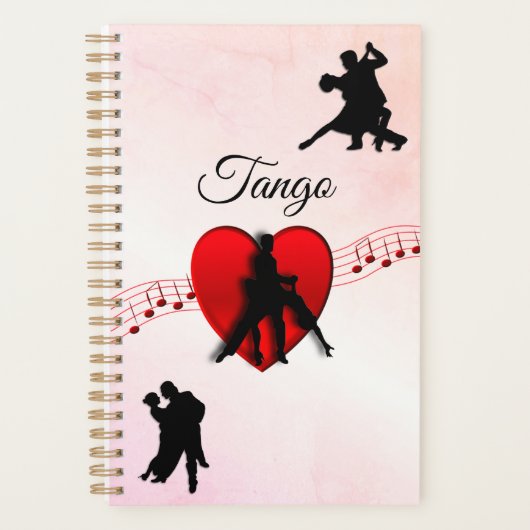 Tango Dances I Heart New Twist Design Planner (Voorkant)