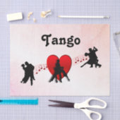 Tango Dances I Heart New Twist Design Tissuepapier (Craft)