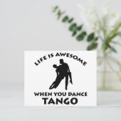 Tango dans Design Briefkaart (Staand voorkant)