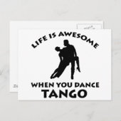 Tango dans Design Briefkaart (Voorkant / Achterkant)