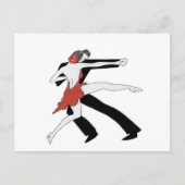 Tango/dans met mij briefkaart (Voorkant)
