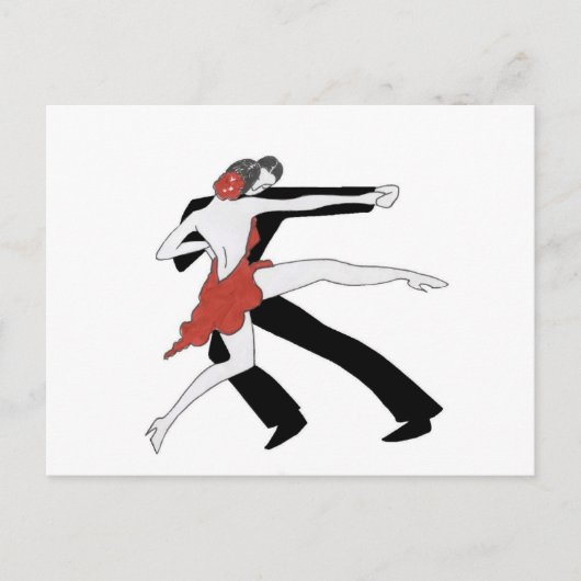 Tango/dans met mij briefkaart (Voorkant)