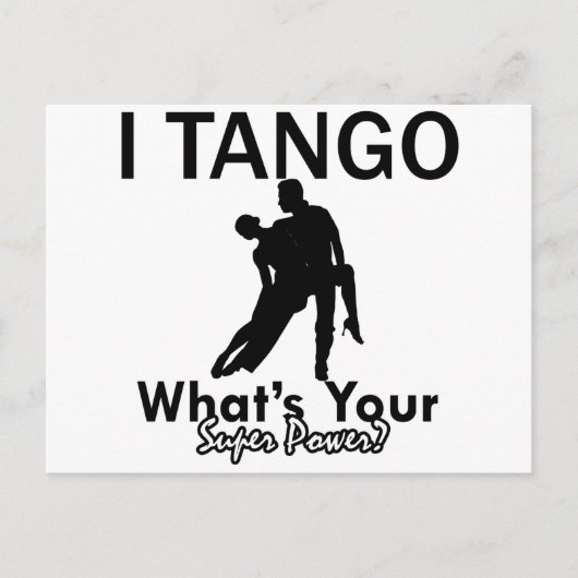 Tango-dansdesign Briefkaart (Voorkant)