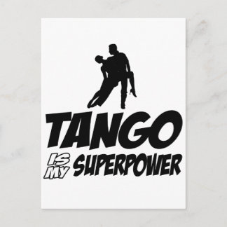 Tango-dansdesign Briefkaart