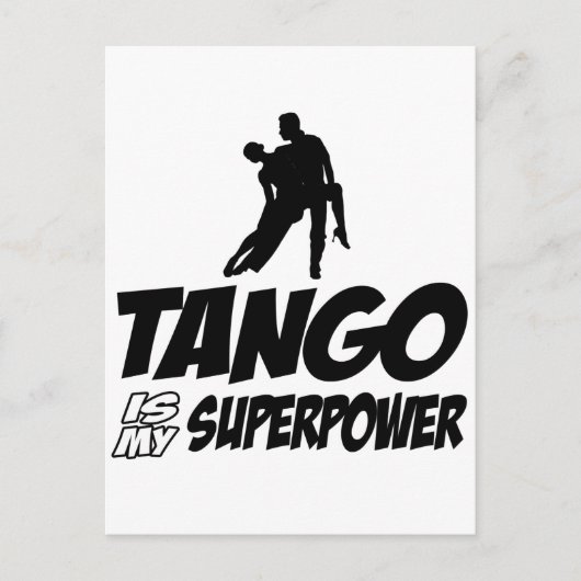 Tango-dansdesign Briefkaart (Voorkant)