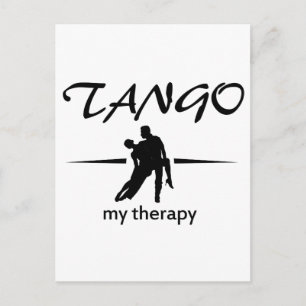 Tango-dansdesign Briefkaart