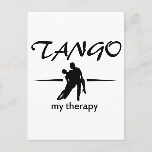 Tango-dansdesign Briefkaart (Voorkant)