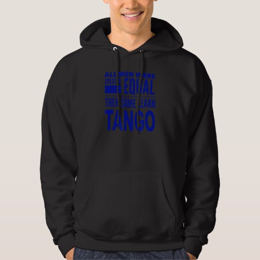 Tango dansen voor mannen Argentinië danspartner th Hoodie (Voorkant)