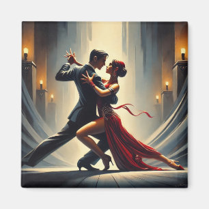 Tango dansend paar magneet