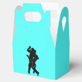 Tango Danser Koppel Favor Doos - Uw Kleur - Tekst Bedankdoosjes (Geopend)