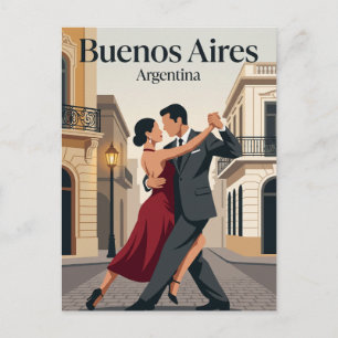 Tango Dansers Buenos Aires Argentinië Briefkaart
