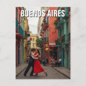 Tango Dansers Buenos Aires Argentinië reizen Briefkaart (Voorkant)