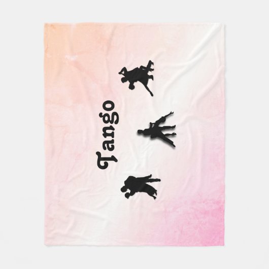 Tango Dansers Fleece Deken (Voorkant)