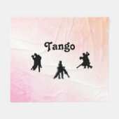 Tango Dansers Fleece Deken (Voorkant (Horizontaal))