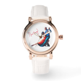 Tango dansers - hand schilderen horloge