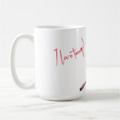 Tango dansers - hand schilderen koffiemok (Links)