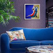 Tango dansers - hand schilderen poster