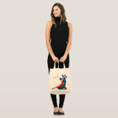 Tango dansers - hand schilderen tote bag (Voorkant (model))