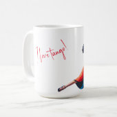 Tango-dansers - handschildering koffiemok (Voorkant links)
