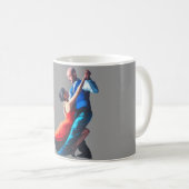 Tango-dansers - handschildering  koffiemok (Voorkant rechts)