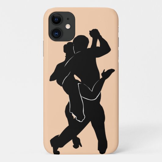 Tango Dansers iPhone Case - Kies kleuren (Achterkant)