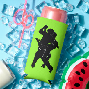Tango Dansers neon Groene Koelbox Kies Kleuren Seltzer Blikjeskoeler