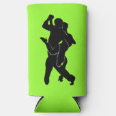 Tango Dansers neon Groene Koelbox Kies Kleuren Seltzer Blikjeskoeler (Voorkant)