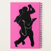 Tango Dansers Planner Roze of Kies Kleur (Achterkant)