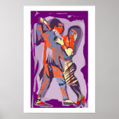 Tango-dansers Poster (Voorkant)