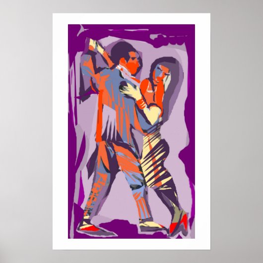 Tango-dansers Poster (Voorkant)