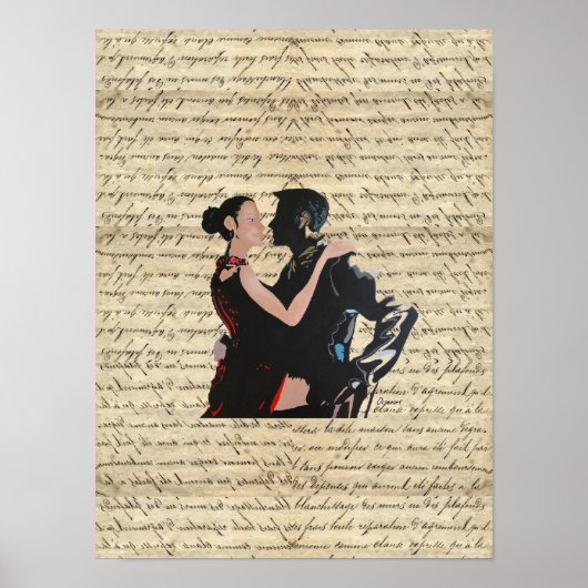 Tango-dansers Poster (Voorkant)