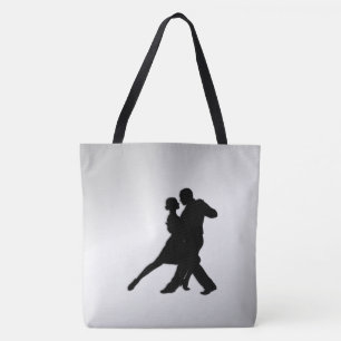 Tango-dansers Silhouet 2 Tote Bag