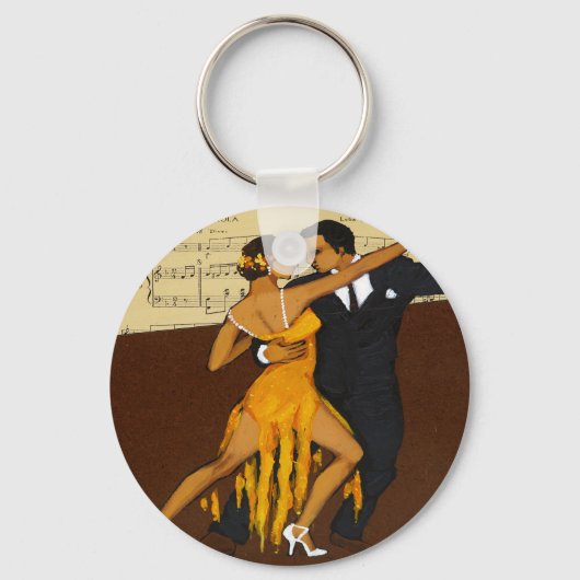 Tango Dansers Sleutelhanger Danser Gift (Voorkant)
