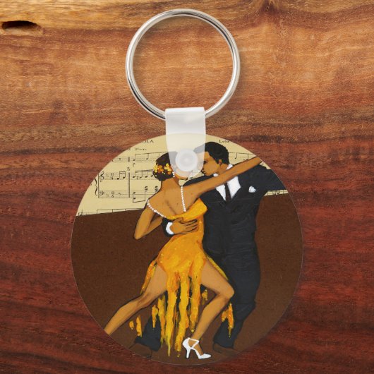 Tango Dansers Sleutelhanger Danser Gift (Voorkant)